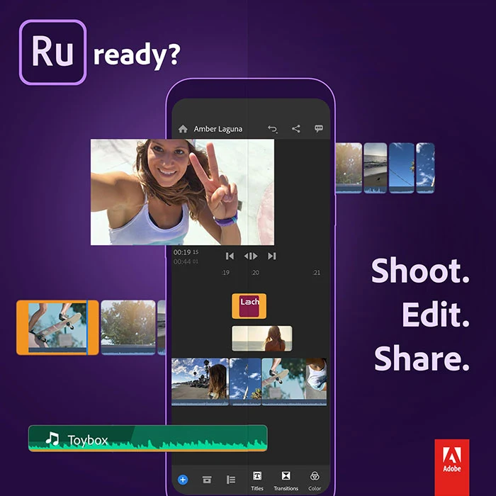 تطبيق مونتاج الفيديوهات Adobe Premiere Rush للأندرويد مدفوع آخر إصدار تطبيق Adobe Premiere Rush للأندرويد, تطبيق Adobe Premiere Rush مدفوع للأندرويد,Adobe Premiere Rush apk pro