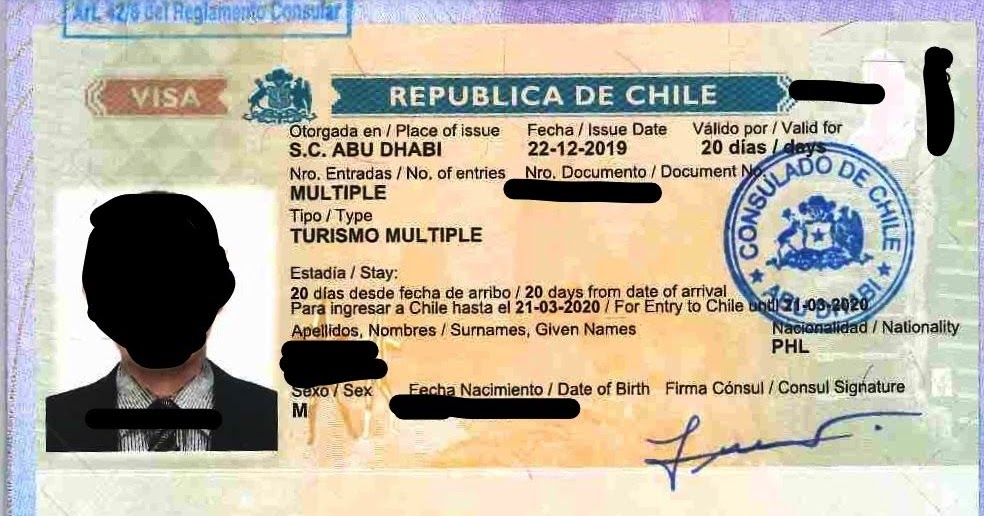 the viewing deck: How to Apply for Chile Tourist Visa as Philippine ...