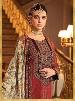 Shree Fab Mbroidered mariya b vol 12 Pakistani Suits