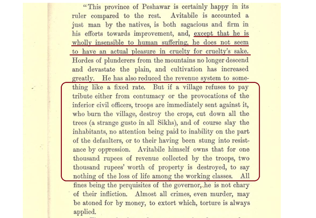 History of Pashtuns Paolo Avitabile The face of the brutal Sikh