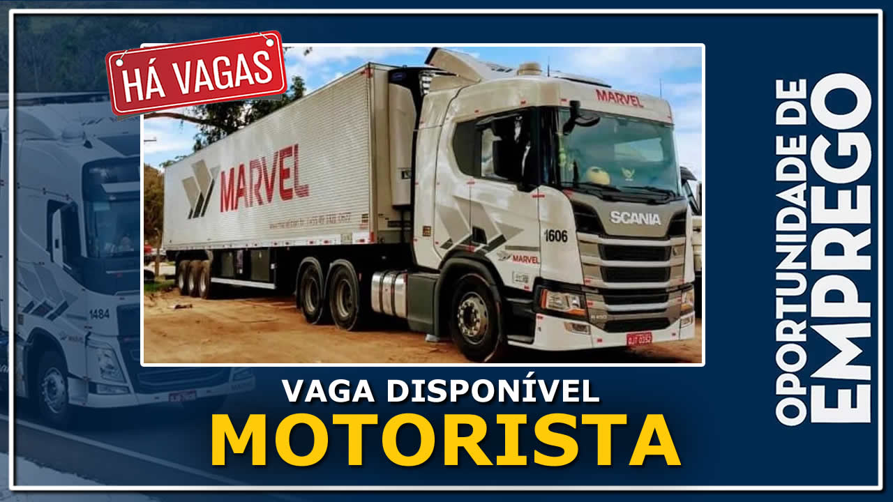 vaga para motorista