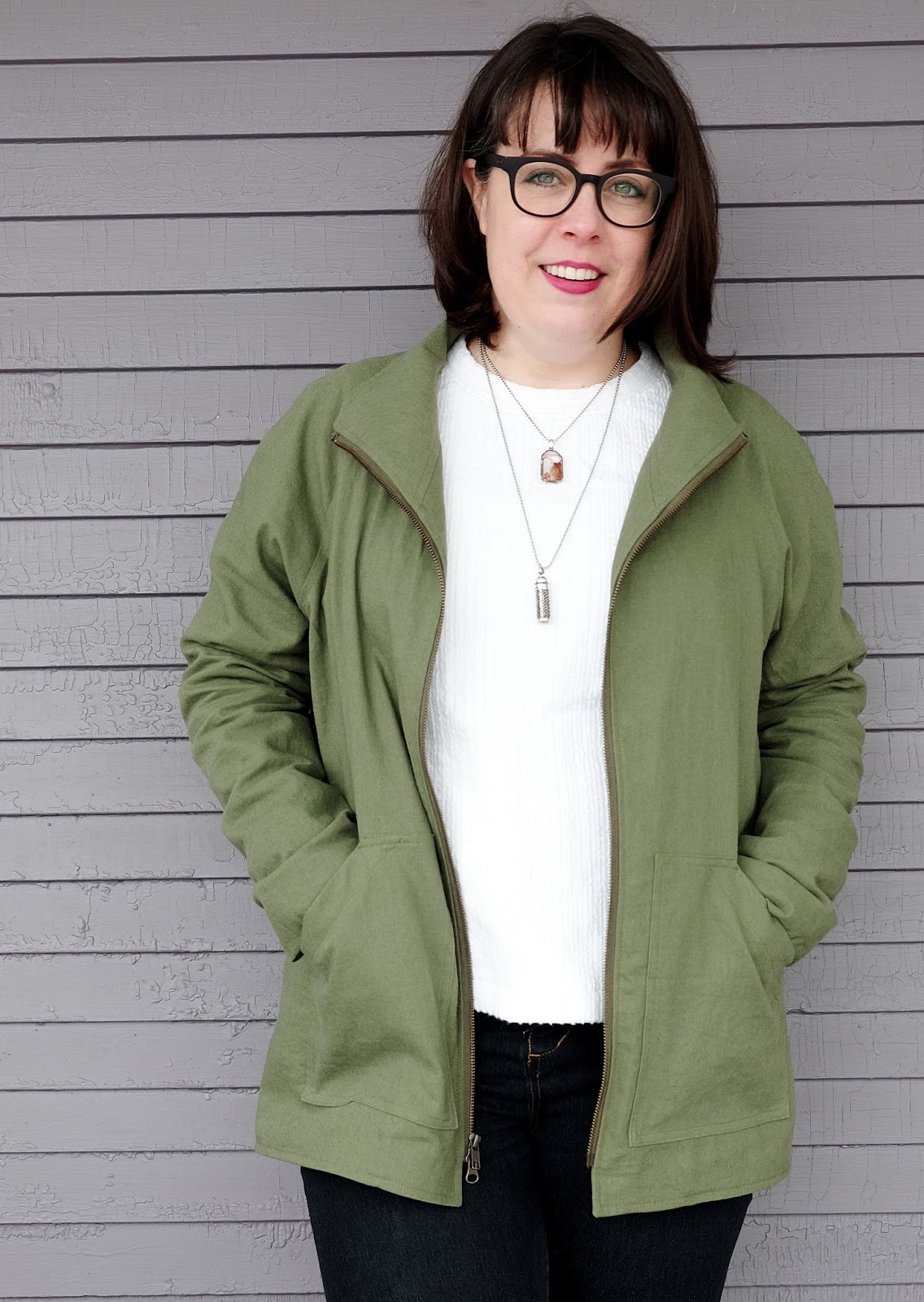 Cookin' & Craftin' Testing, testing Chalk and Notch Joy Jacket + Giveaway