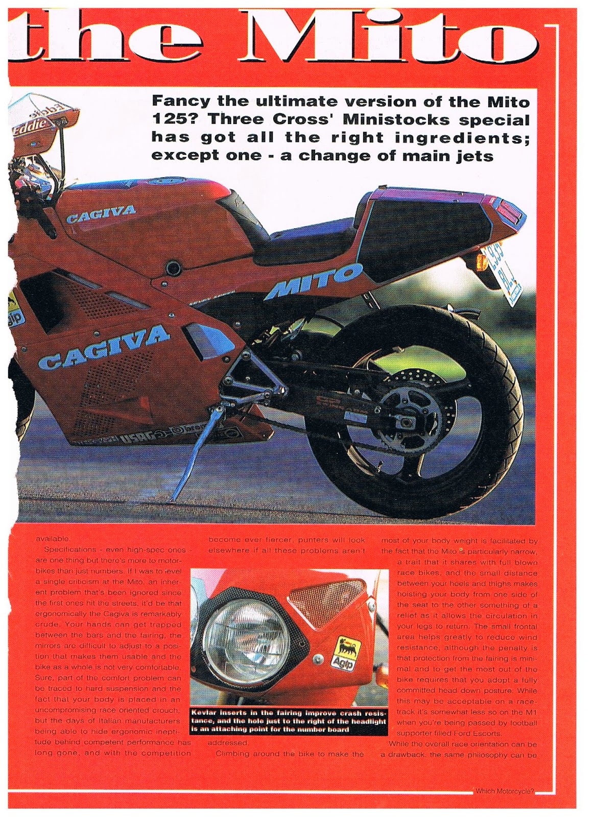 Cagiva Mito 125 Owners Blog Cagiva Mito 125 SP / RACING sport production