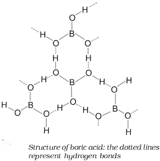 acid structure lewis boric hydrogen bo