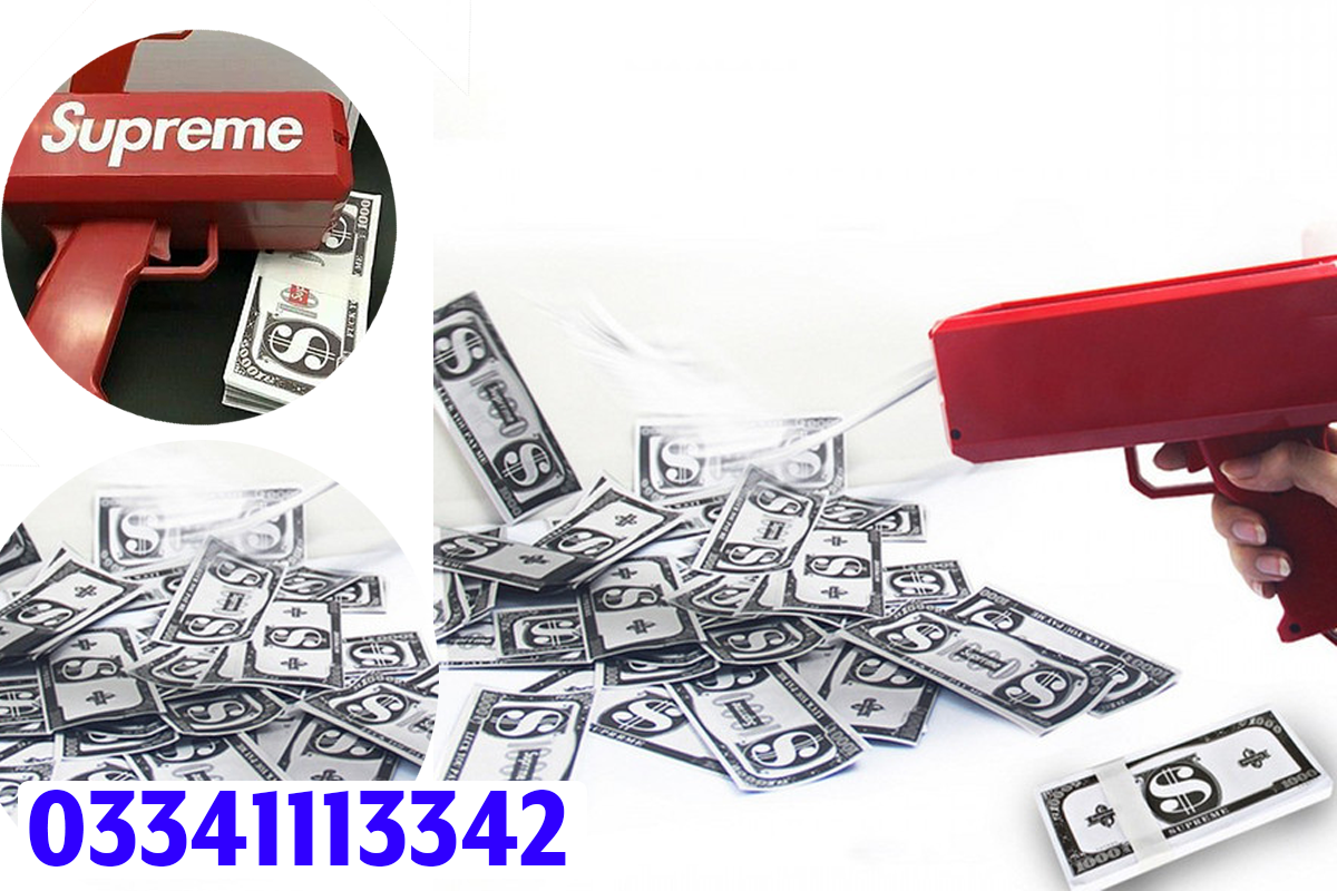 Supreme Cash Cannon money throwing machine in Pakistan TikTok