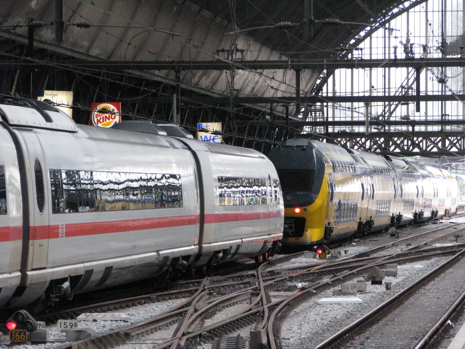 Trains and other things Amsterdam to Dusseldorf