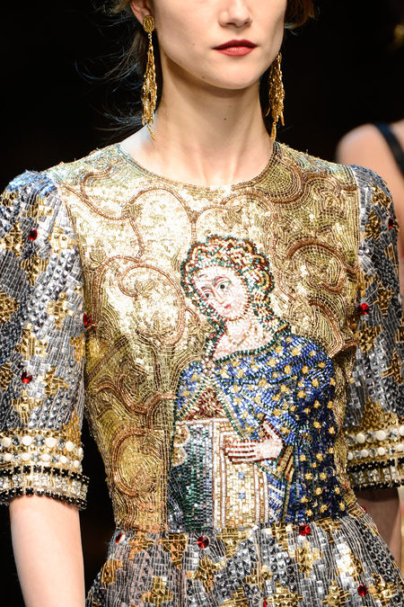simply frabulous: Byzantine majesty: Dolce & Gabbana AW13