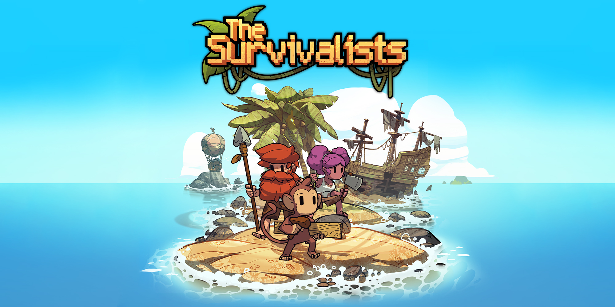 THE SURVIVALISTS - JOGO INCRÍVEL! O PRIMEIRO DIA DE SOBREVIVENCIA NA ILHA!  