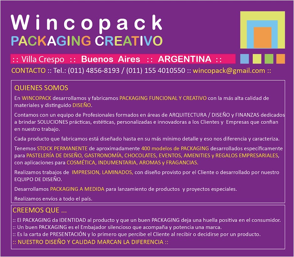 WINCOPACK :: P A C K A G I N G  C R E A T I V O 