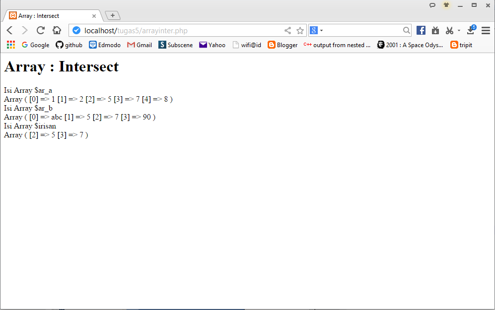Cara Membuat Array sebagai Himpunan di PHP ~ EL ARAYA