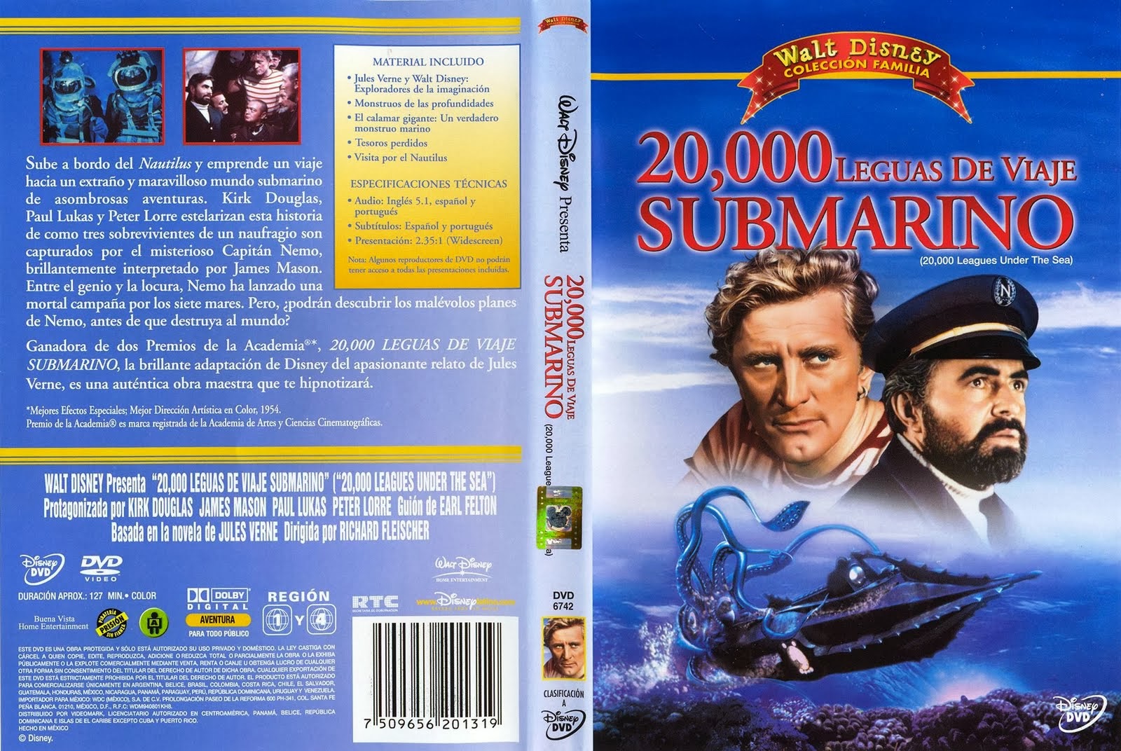 20.000 Leguas de viaje submarino (1954)