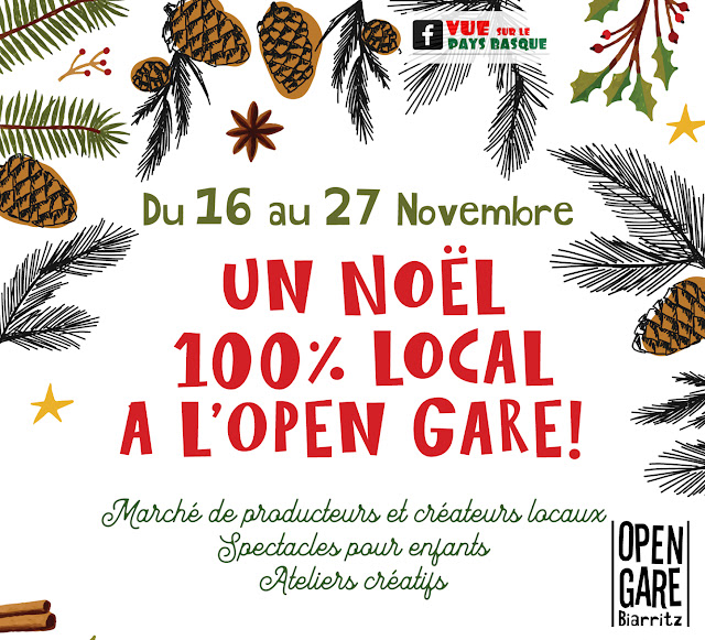 Noël 100% local Open Gare Biarritz 2021