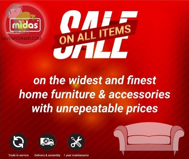 Midas Furniture Kuwait - Amazing Sale