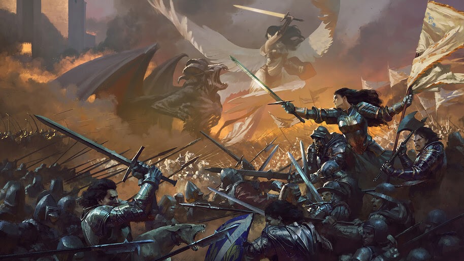 Epic, Army, Fantasy, Battle, 4K, #4.970