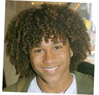 Image of Black Male Hairstyles Long Hair Curly
