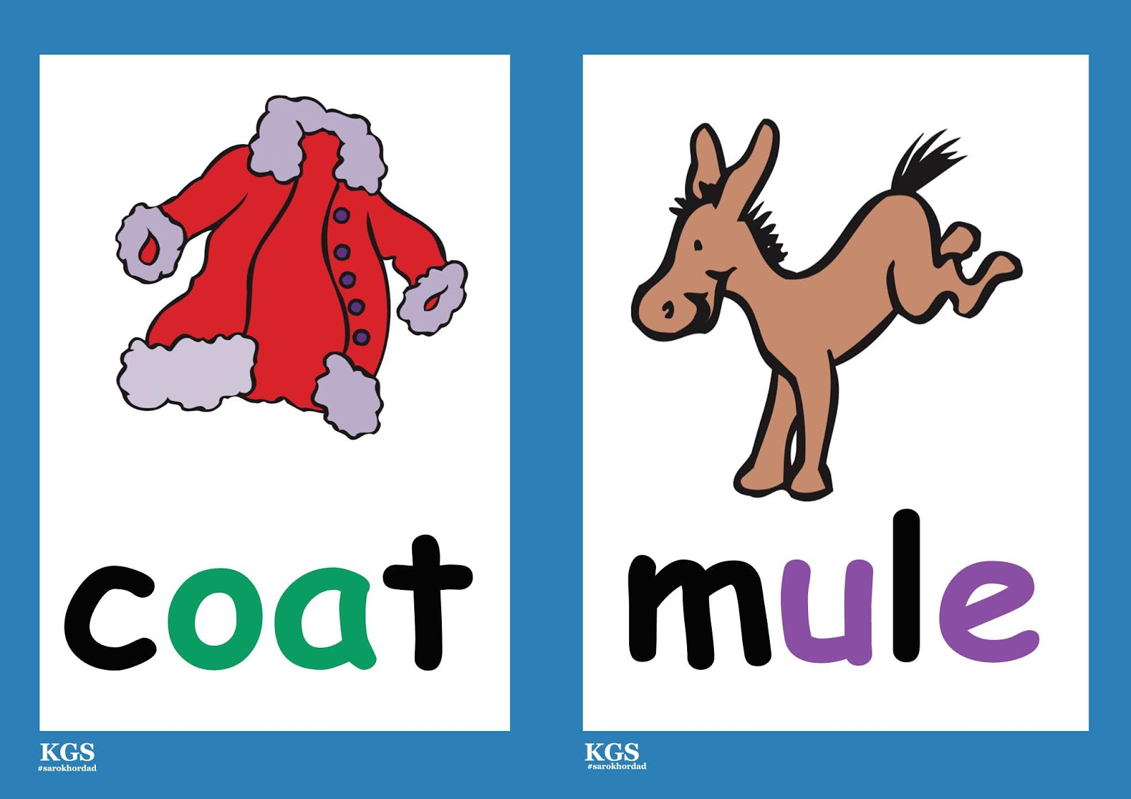 Kurd Genius School Grade 1 Flash Cards