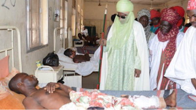 sanusi visit kano bombing victims