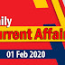 Kerala PSC Daily Malayalam Current Affairs 01 Feb 2020