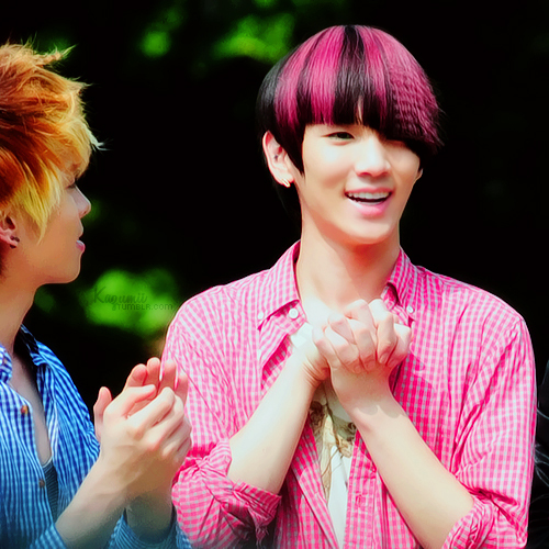 All About Hairstyle Pink Hair Colour For Men