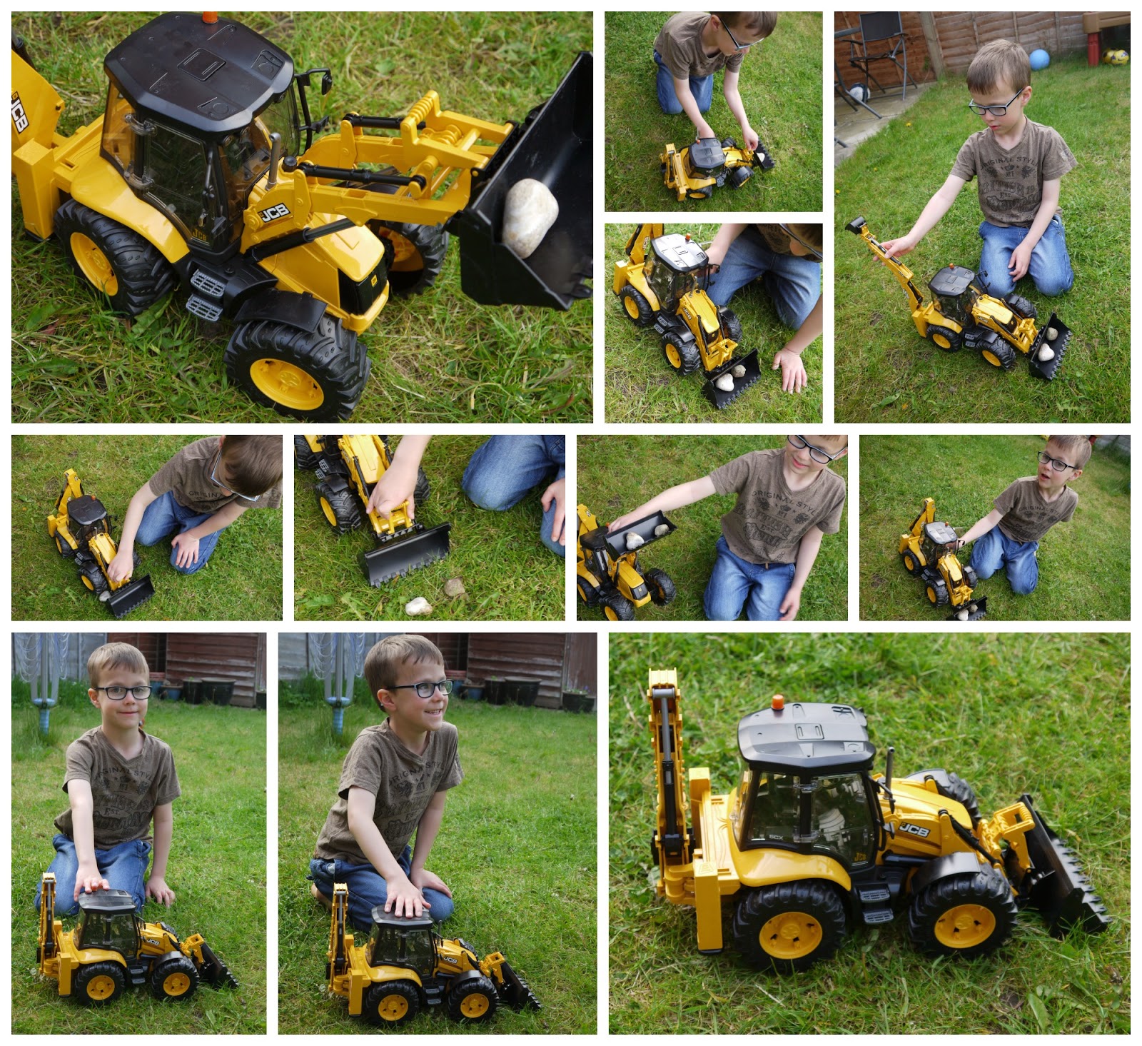 Inside the Wendy House JCB 5CX Eco Backhoe Loader toy review