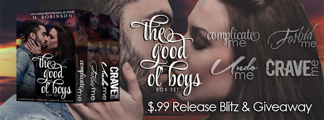 Release Blitz and Giveaway for The Good Ol Boys by Author M. Robinson