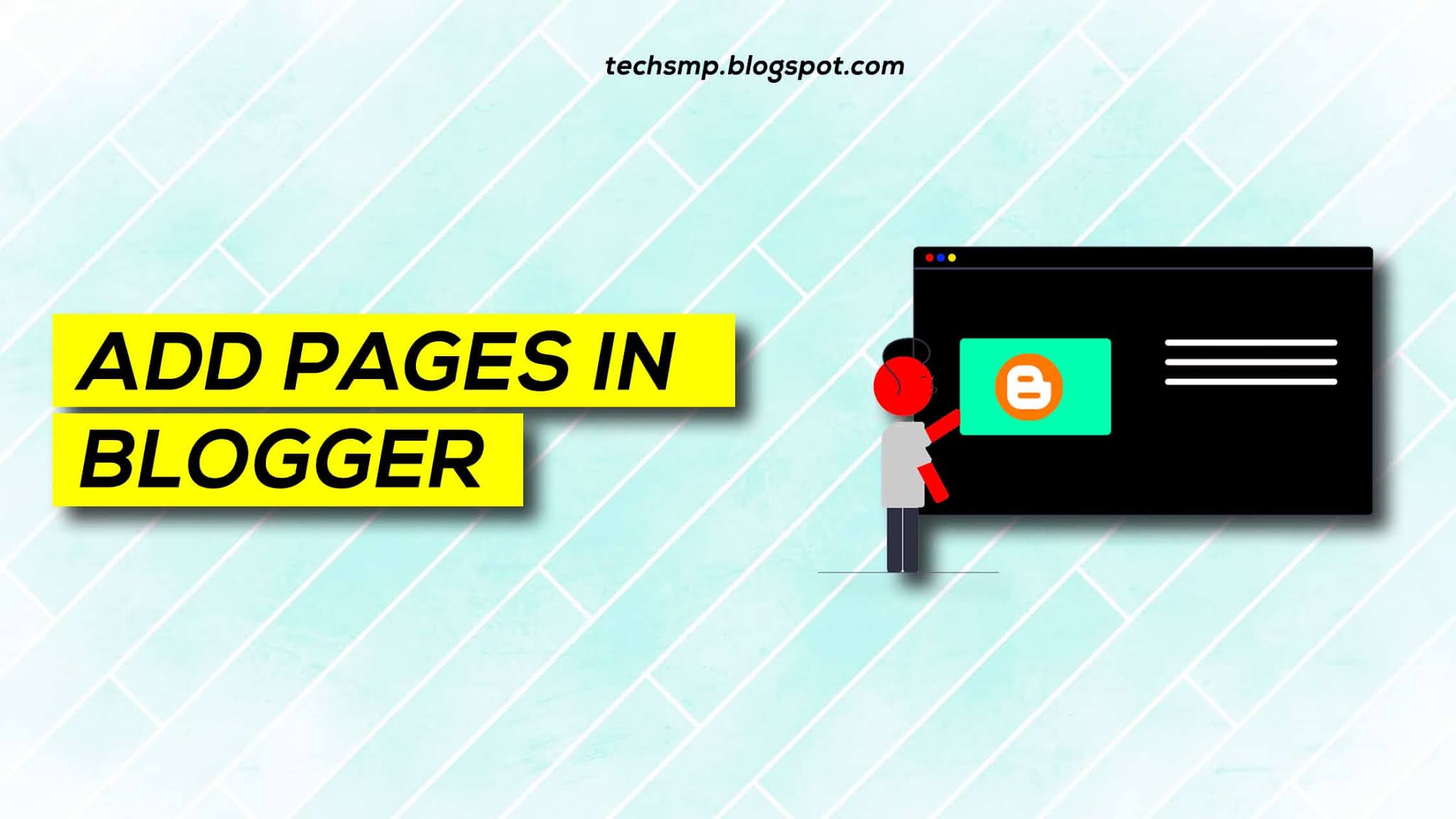 How to add Pages in Blogger