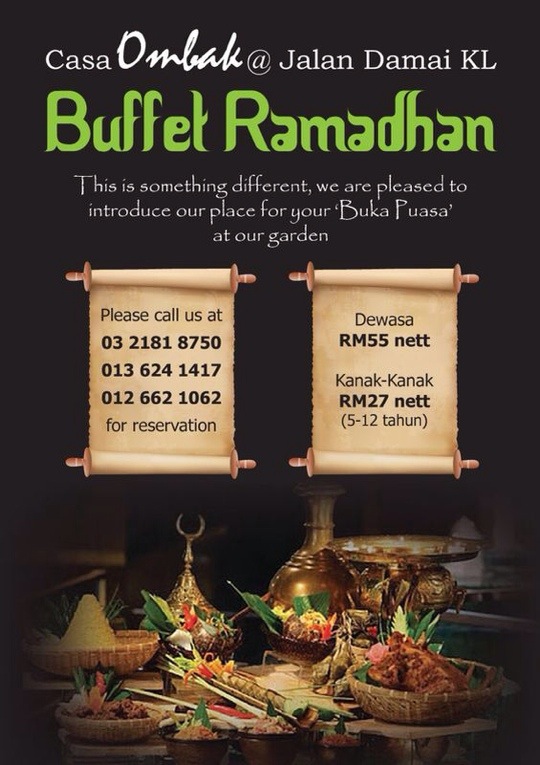 Cerita kami: Senarai Buffet Ramadhan 2015