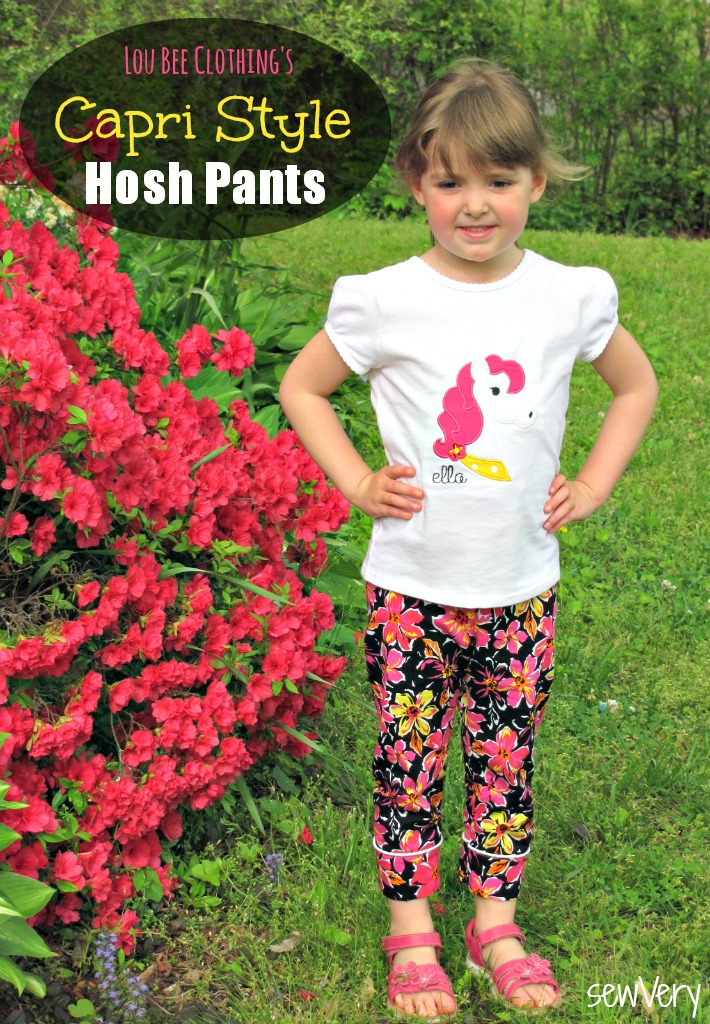 sewVery Hosh Pants Capri Style! + a Tutorial