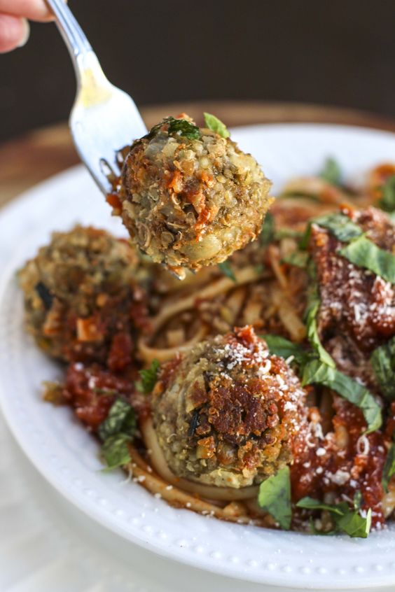 resep rachel Vegan Italian Lentil Quinoa MeatBalls