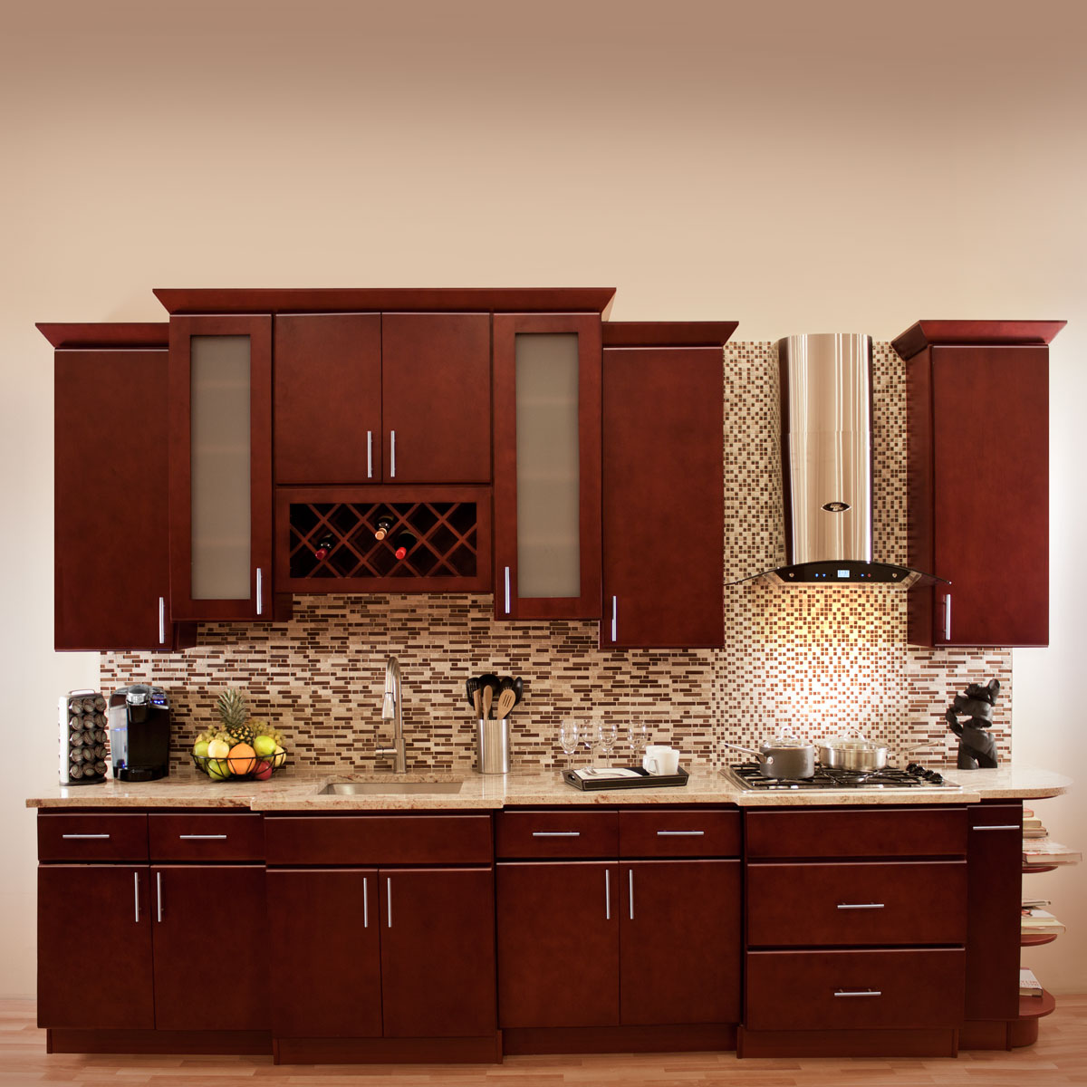 How To Restore Cherry Kitchen Cabinets Exotic Cherry Cabinets