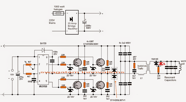 ☑ Induction Heater Schematics
