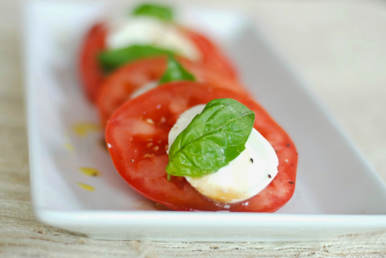 The Enchanted Cook Beefsteak Tomato and Buffalo Mozzarella Salad