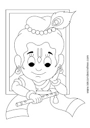 krishna drawing line das looking bhikaji chintan bhagavat window