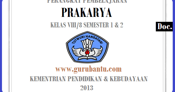 Perangkat Pembelajaran [Prakarya] Kelas [VIII/8] SMP/MTs