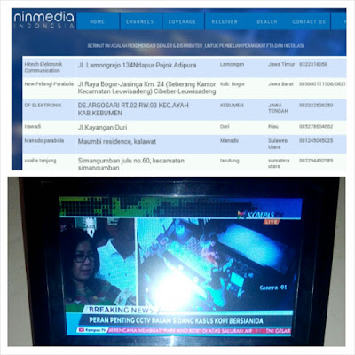 Arah antena Satelit Ninmedia wilayah Manado | Nonton tv pakai parabola