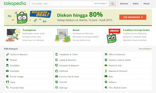 Tokopedia - Jual Beli Online dan Nyaman Tokopedia - Jual Beli Online dan Nyaman