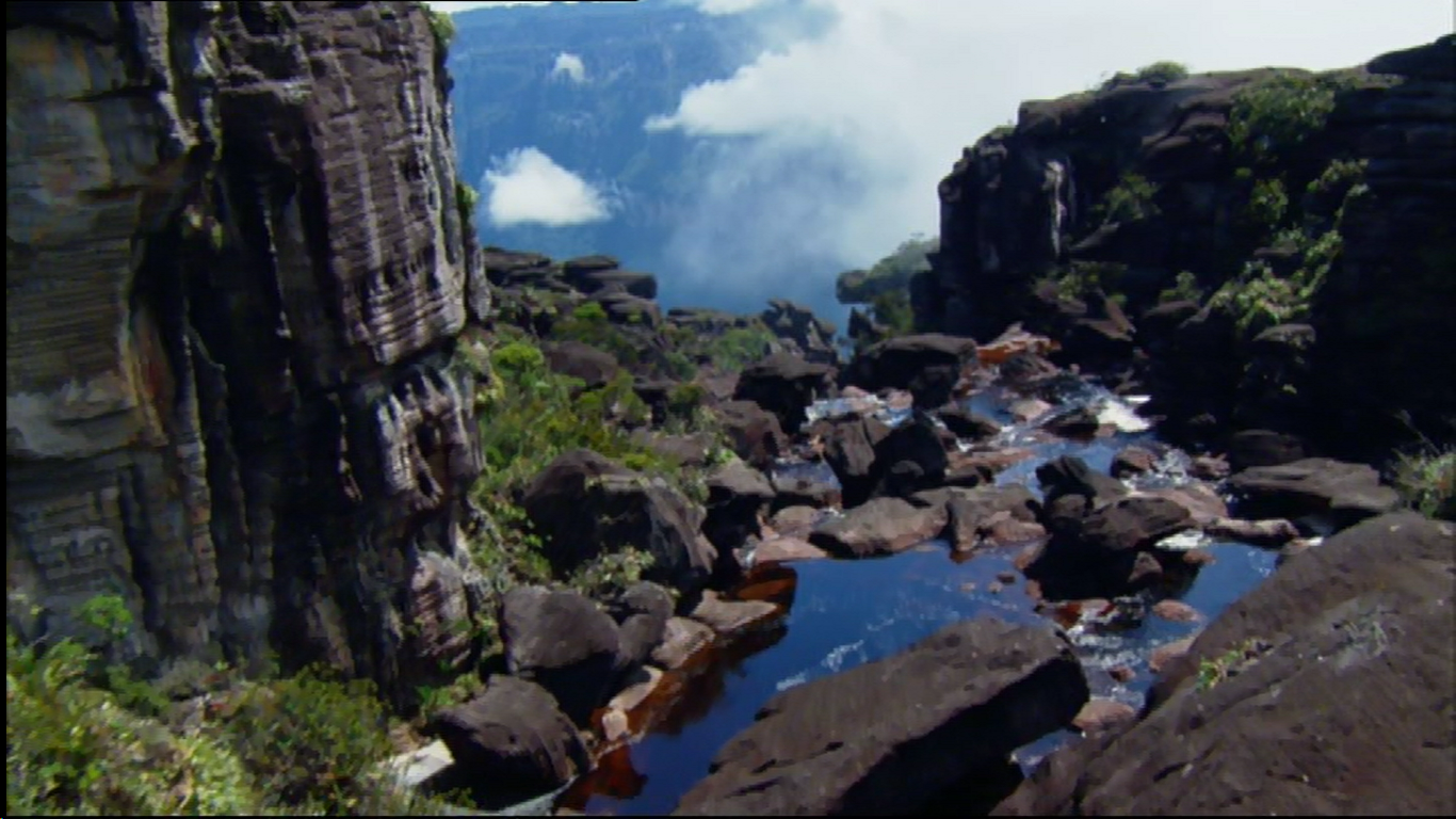 Песня поющие водопады. Водопад Анхель (1054 метра).
