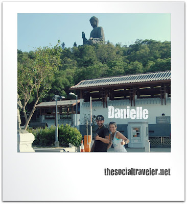 Danielle from New Zealand joined The Big Buddha ride on Lantau Island Hong Kong