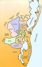 Mapa da Arquidiocese de Pelotas