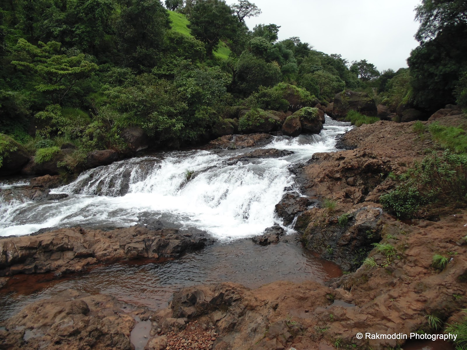 Thoseghar waterfalls in Satara during the monsoon