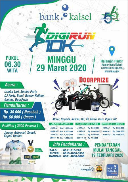 Bank Kalsel - DigiRun 10K • 2020 Bank Kalsel - DigiRun 10K • 2020