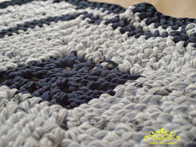 Como de Cuento: Una alfombra de trapillo para el baño