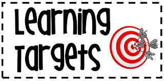 Learning Targets & Objectives | 3rd Grade Thoughts