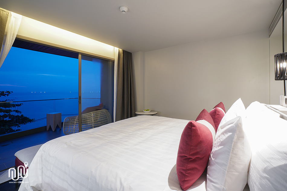 ห้องพักแบบ Deluxe Seaview ที่ U Jomtien Pattaya