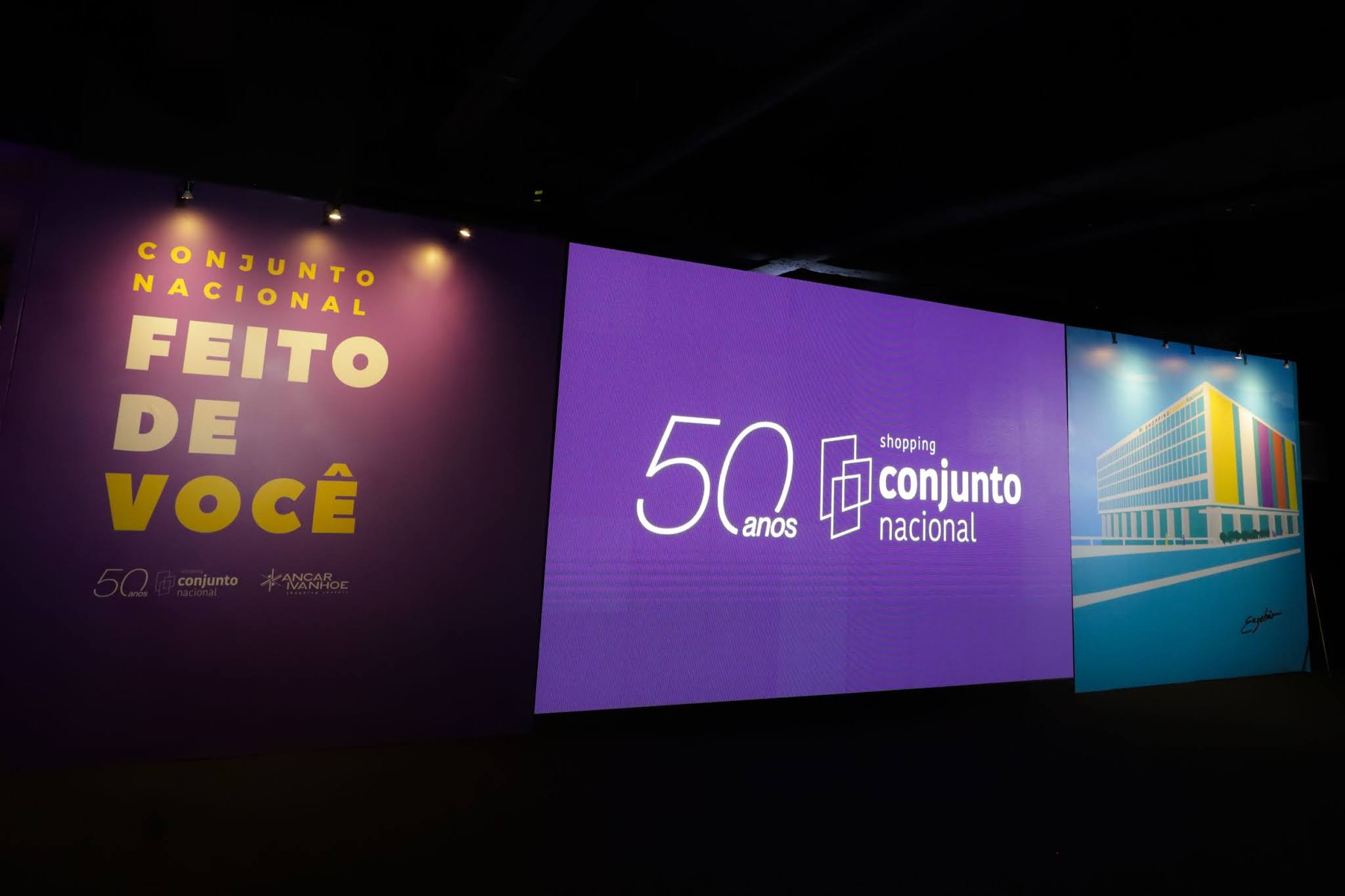 Conjunto Nacional comemora 50 anos com exposição interativa