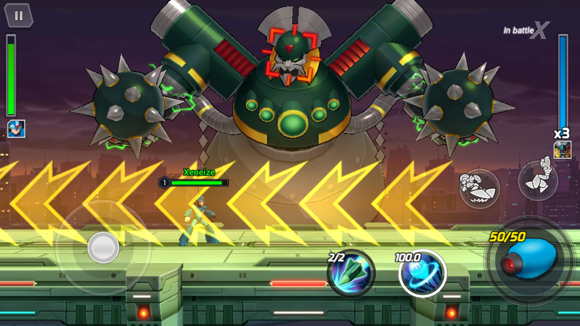 ROCKMAN X DiVE 1.7.0 apk !! full MOD TEL NO COMPATIBLES 2020