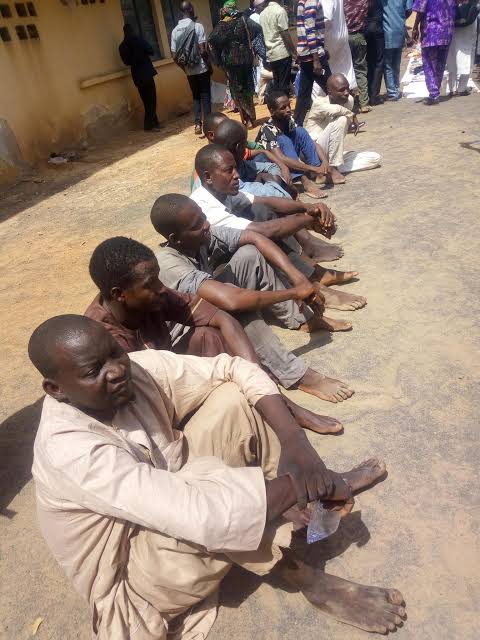 Police parade 217 kidnappers, bandits, recover N93m