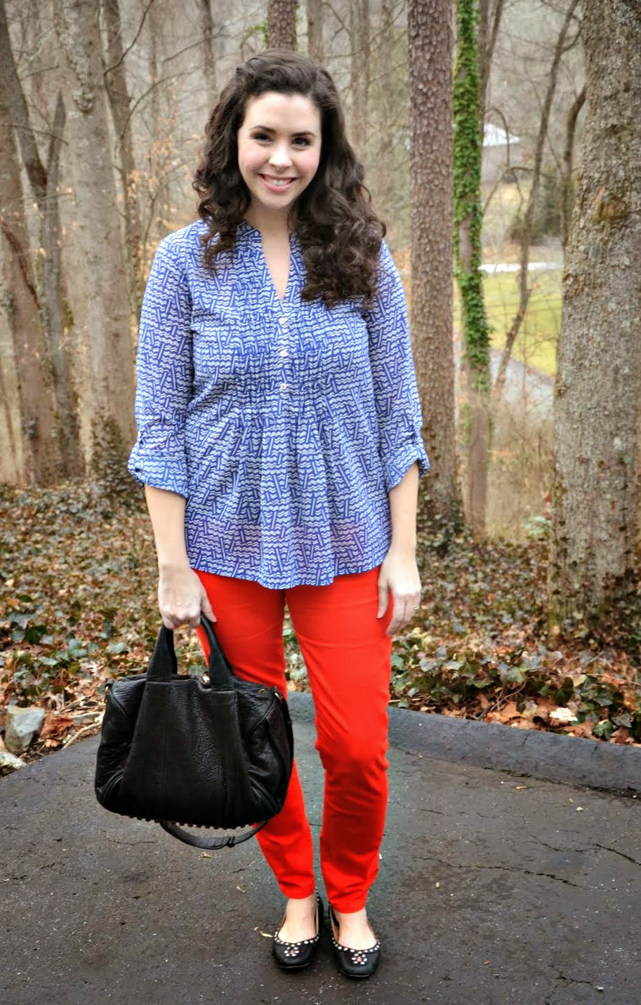 Looks Good from the Back: Marianne: Red Jeans!