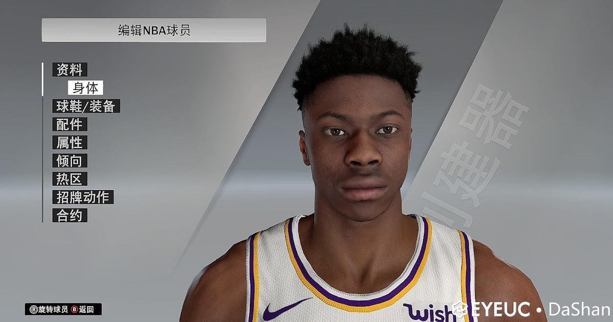 Kostas Antetokounmpo Body Model By DaShan [FOR 2K20] NBA