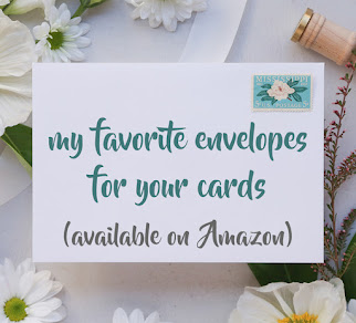 Purchase A6 Envelopes for Your Cards from Amazon